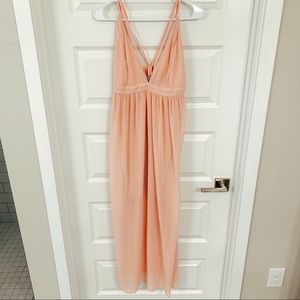 Blush Maxi Dress (M)